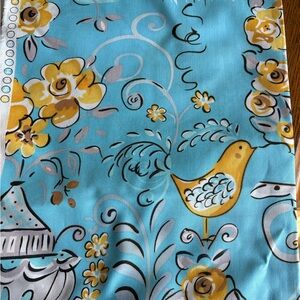 Floral and Bird Patterned Fabric 3 yards